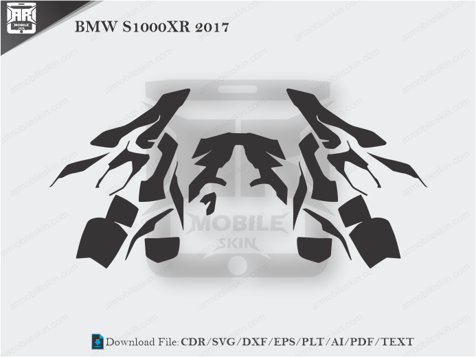BMW S1000XR 2017 Wrap Skin Template