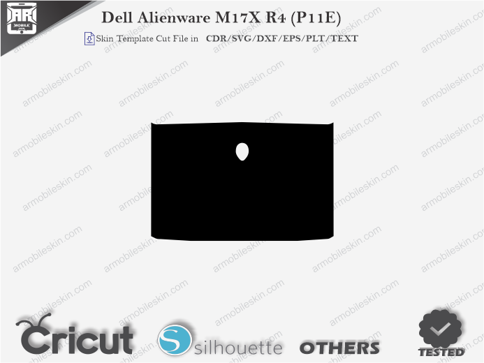 Dell Alienware M17X R4 (P11E) Skin Template Vector