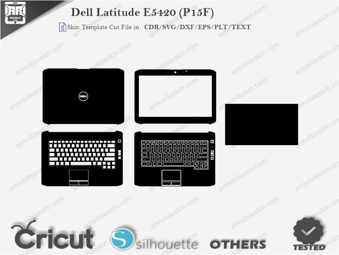 Dell Latitude E5420 (P15F) Skin Template Vector
