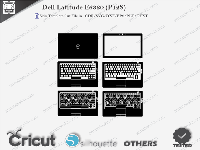 Dell Latitude E6320 (P12S) Skin Template Vector