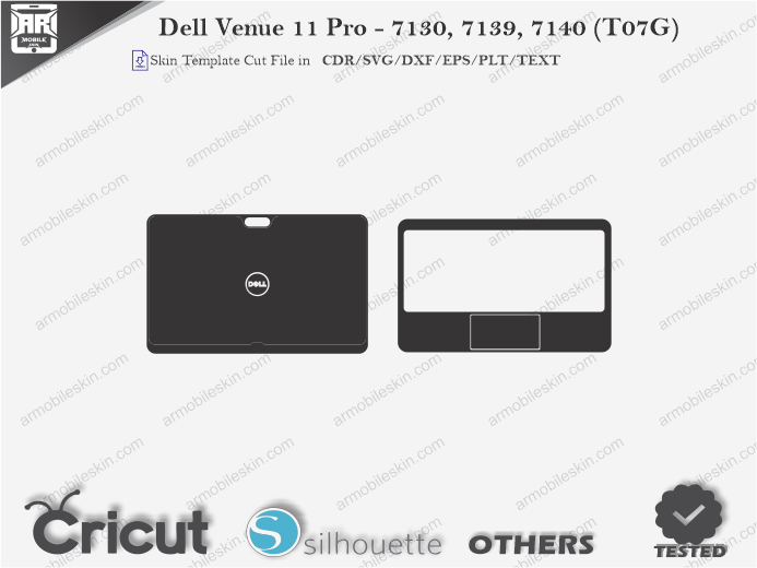 Dell Venue 11 Pro - 7130, 7139, 7140 (T07G) Skin Template Vector