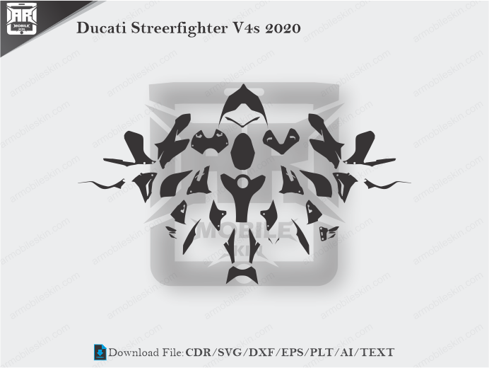 Ducati Streerfighter V4s 2020 Wrap Skin Template
