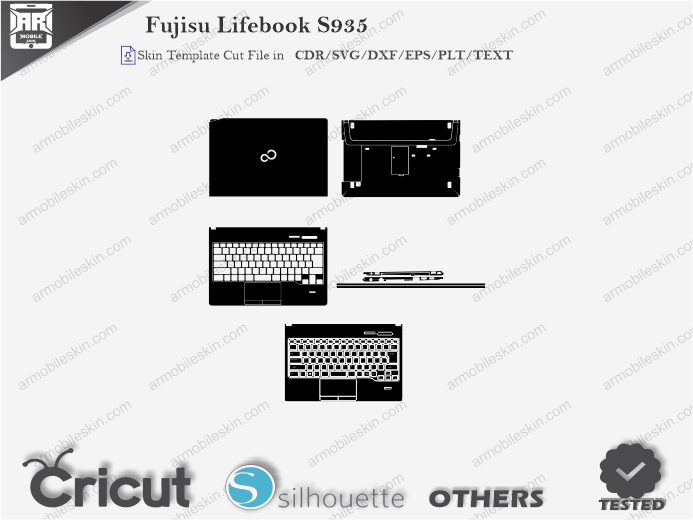 Fujisu Lifebook S935 Skin Template Vector