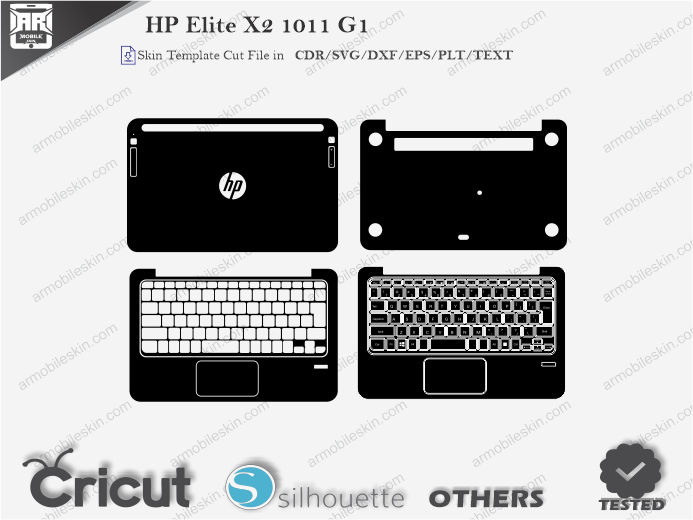 HP Elite X2 1011 G1 Skin Template Vector