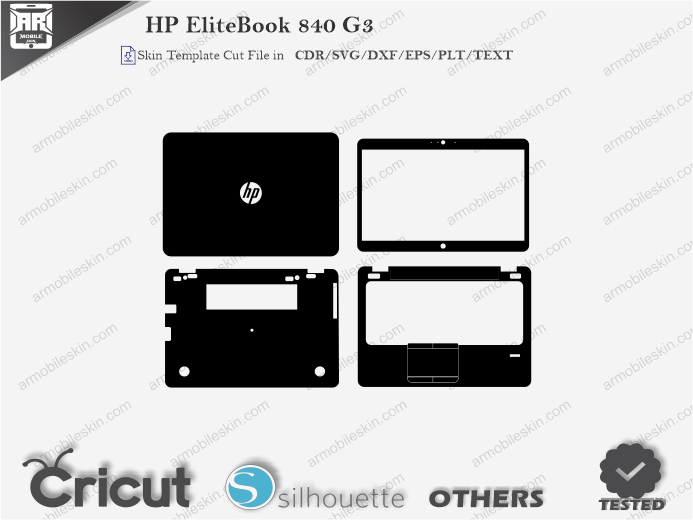 HP EliteBook 840 G3 Skin Template Vector