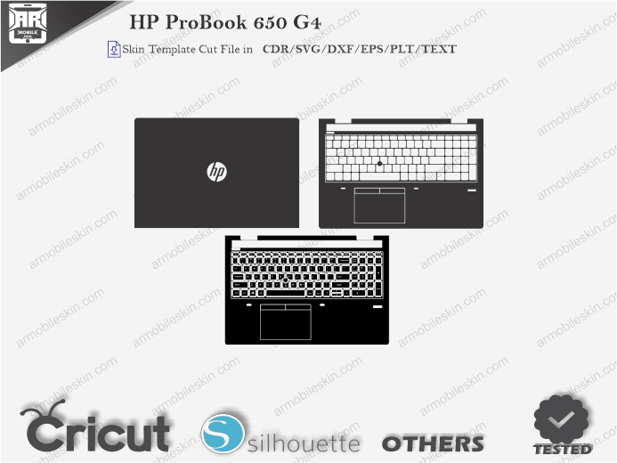 HP ProBook 650 G4 Skin Template Vector