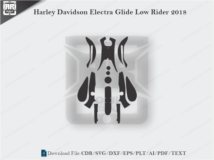 Harley Davidson Electra Glide Low Rider 2018 Wrap Skin Template