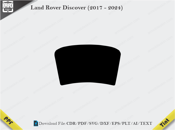 Land Rover Discover (2017 - 2024) Tint Film Cutting Template
