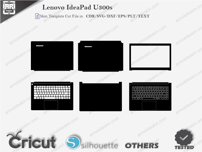 Lenovo IdeaPad U300s Skin Template Vector