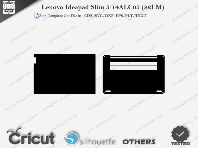 Lenovo Ideapad Slim 5 14ALC05 (82LM) Skin Template Vector