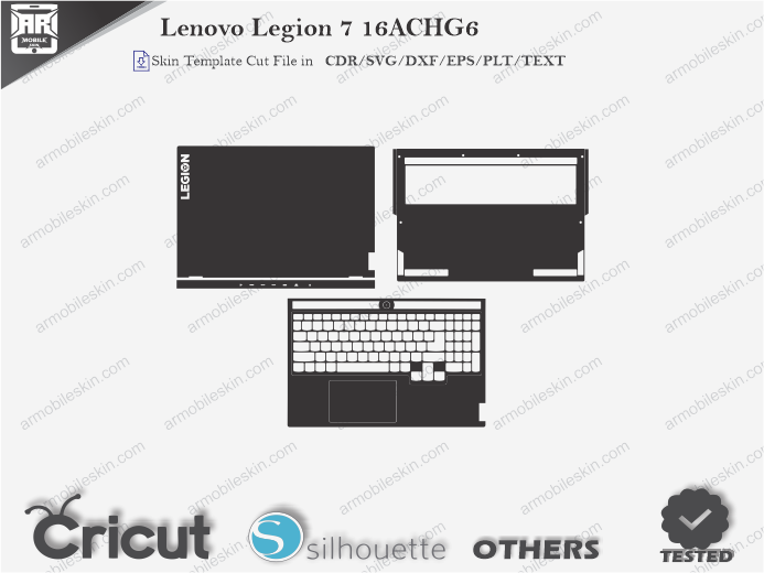 Lenovo Legion 7 16ACHG6 Skin Template Vector