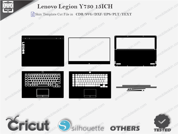 Lenovo Legion Y730 15ICH Skin Template Vector