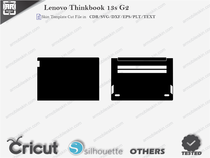 Lenovo Thinkbook 13s G2 Skin Template Vector