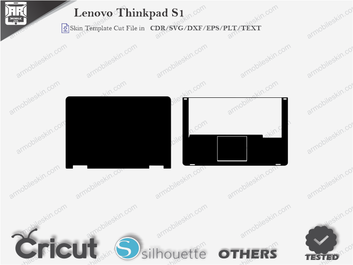 Lenovo Thinkpad S1 Skin Template Vector