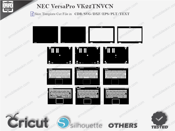 NEC VersaPro VK22TNVCN Skin Template Vector