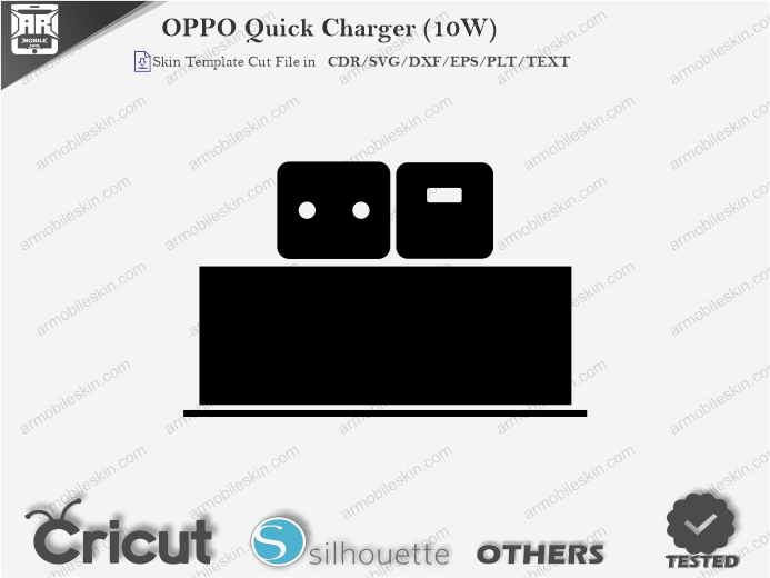 OPPO Quick Charger (10W) Skin Template Vector