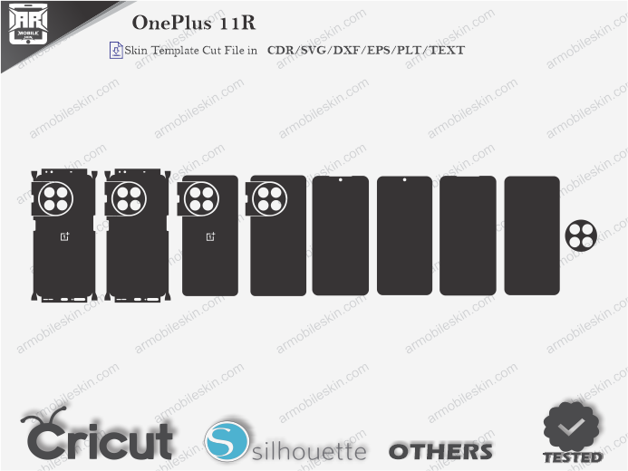 OnePlus 11R Skin Template Vector