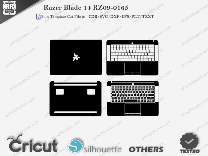 Razer Blade 14 RZ09-0165 Skin Template Vector