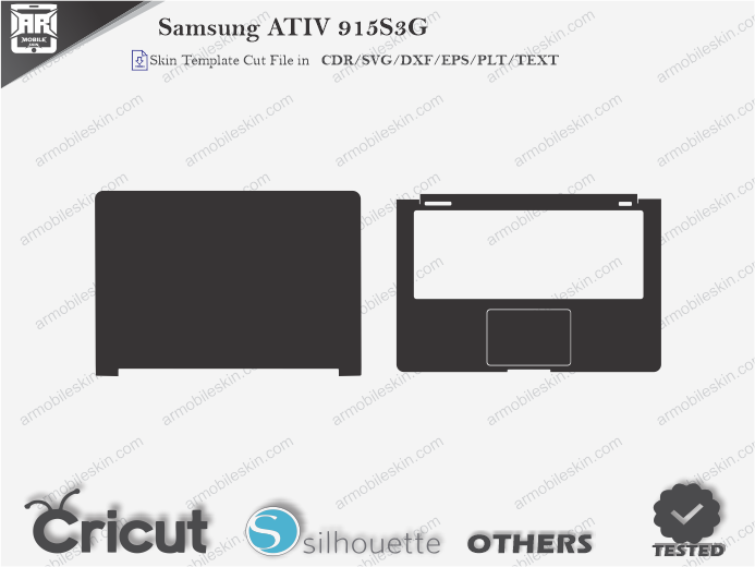 Samsung ATIV 915S3G Skin Template Vector