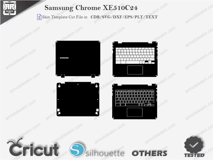 Samsung Chrome XE510C24 Skin Template Vector