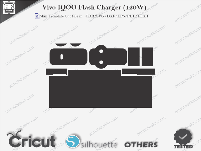 Vivo IQOO Flash Charger (120W) Skin Template Vector