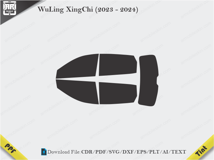 WuLing XingChi (2023 – 2024) Tint Film Cutting Template