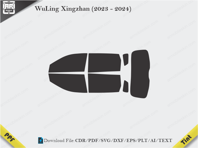 WuLing Xingzhan (2023 - 2024) Tint Film Cutting Template