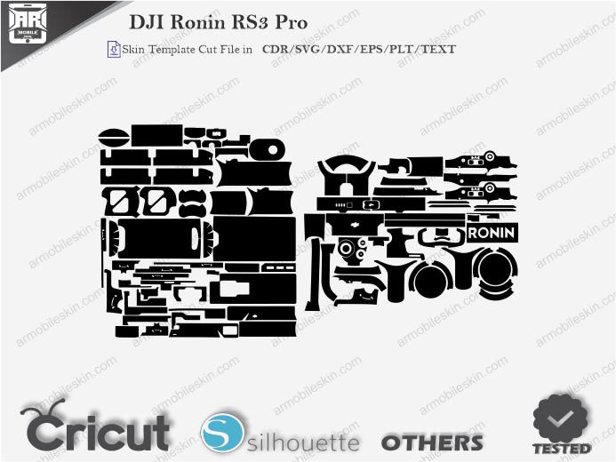 DJI Ronin RS3 Pro Skin Template Vector