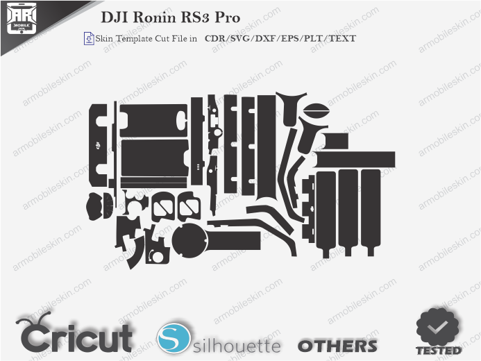 DJI Ronin RS3 Pro Skin Template Vector
