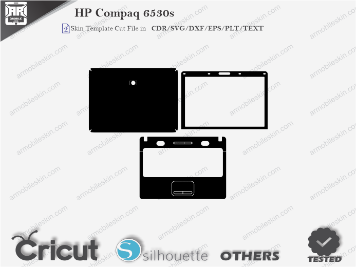 HP Compaq 6530s Skin Template Vector