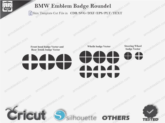 BMW Emblem Badge Roundel Template Vector