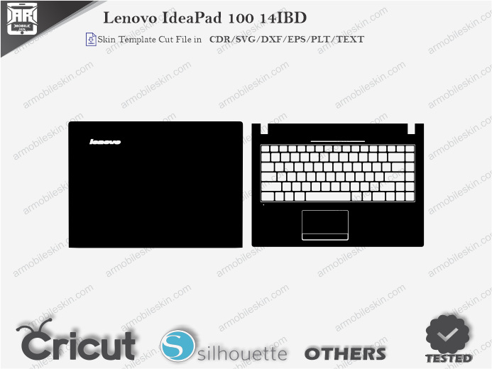 Lenovo IdeaPad 100 14IBD Skin Template Vector