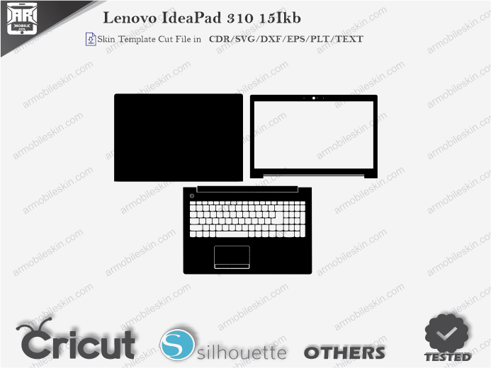 Lenovo IdeaPad 310 15Ikb Skin Template Vector