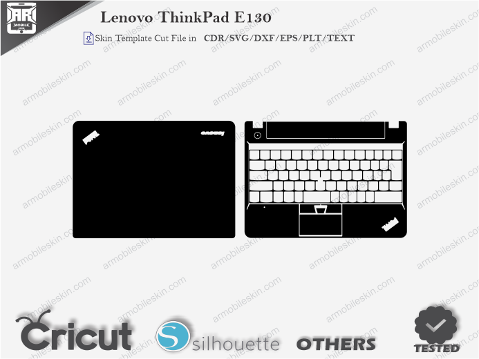 Lenovo ThinkPad E130 Skin Template Vector