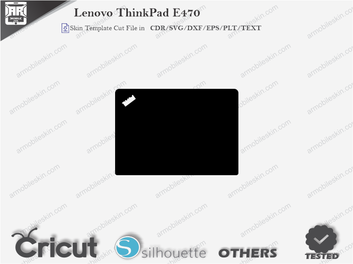 Lenovo ThinkPad E470 Skin Template Vector