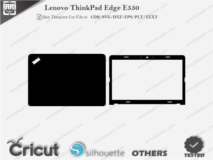 Lenovo ThinkPad Edge E550 Skin Template Vector