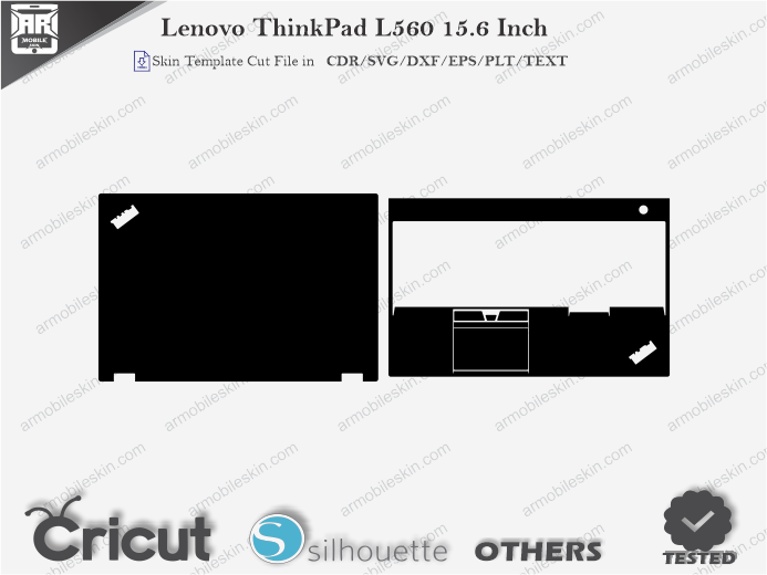 Lenovo ThinkPad L560 15.6 Inch Skin Template Vector