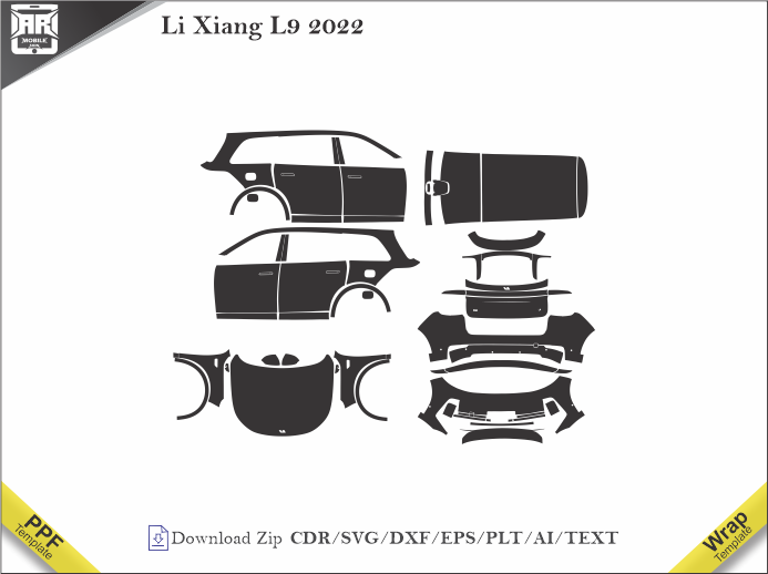 Li Xiang L9 2022 Car PPF Template