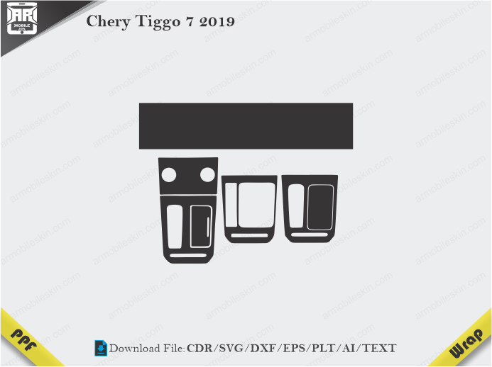 Chery Tiggo 7 2019 Car PPF Template