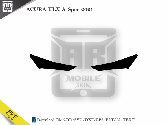 ACURA TLX A-Spec 2021 Car Headlight Template