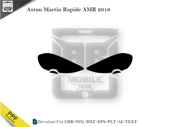Aston Martin Rapide AMR 2019 Car Headlight Template
