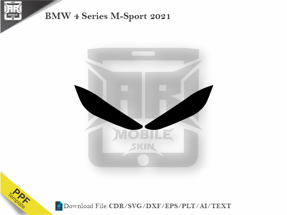 BMW 4 Series M-Sport 2021 Car Headlight Template