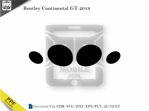 Bentley Continental GT 2019 Car Headlight Template