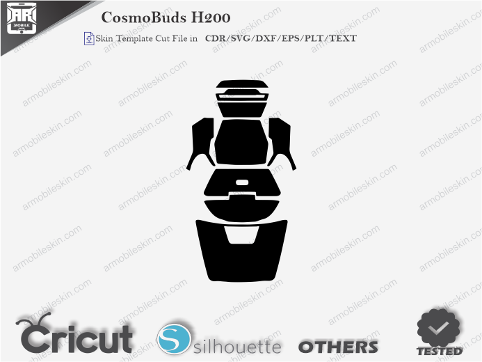CosmoBuds H200 Skin Template Vector
