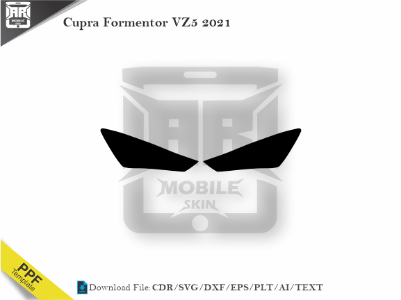 Cupra Formentor VZ5 2021 Car Headlight Template