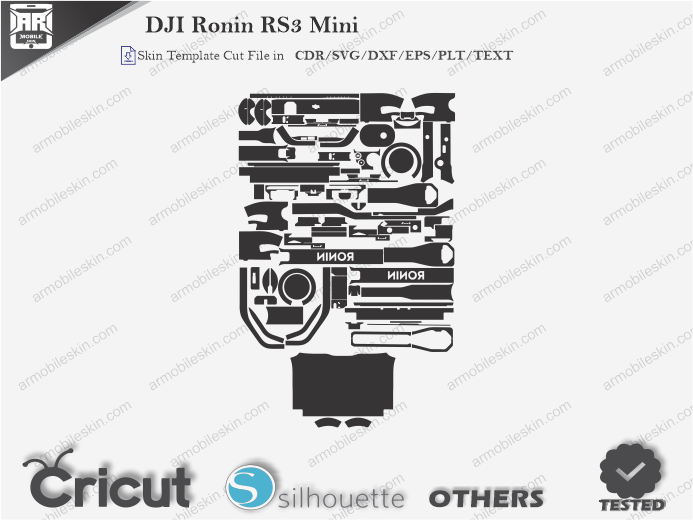 DJI Ronin RS3 Mini Skin Template Vector