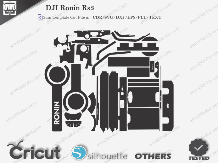 DJI Ronin RS3 Skin Template Vector