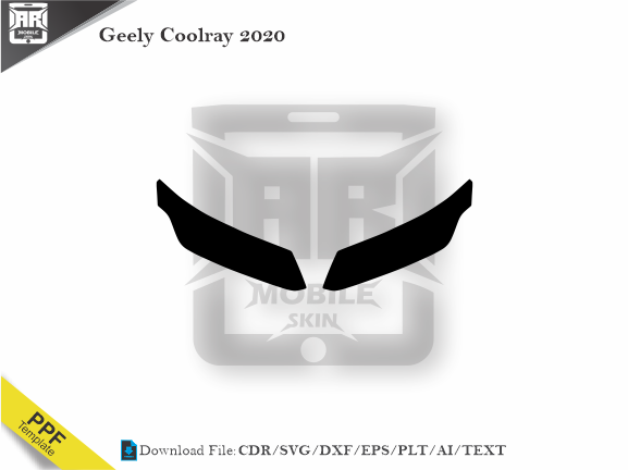 Geely Coolray 2020 Car Headlight Template