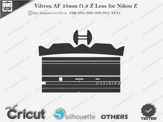 Viltrox AF 35mm f1.8 Z Lens for Nikon Z Skin Template Vector