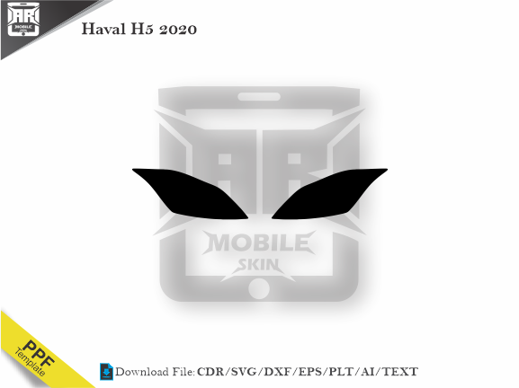 Haval H5 2020 Car Headlight Template